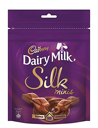 Pack of 2 Cadbury dairy milk  silk minis