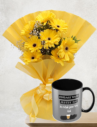 Felicity with Zindagi Wahi Jeetey Jo Chai Pee Tay Hai Mug