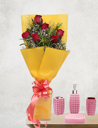 Mi Amor with Hand wash Set for washroom