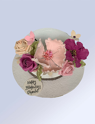 Choco flower cake