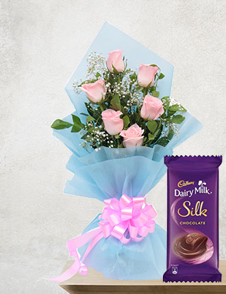 Special Friend with Cadbury dairy milk silk Chocolate